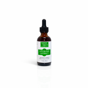 Life Blend Tincture includes Astragalus, Burdock Root and Reishii Mushrooms for immune support